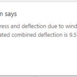 aludecor calculator deflection result