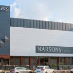 Aludecor 3d Facade used in Narsons furniture Delhi
