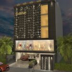 3d design preview of the façade