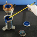 ACP sheet Paint Viscocity Test in Aludecor R&D lab