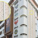 CNC jali cutting design using ACP boards in Food and Entertainment City, Dehradun
