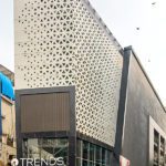 ACP sheet front elevation design for Reliance Trendz, Mumbai