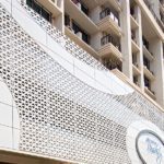 CNC jali cutting design at SMGK Associates Residency