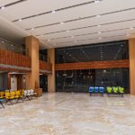 Interior ACP sheet application in a building