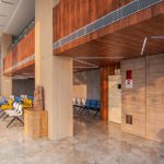 Interior ACP sheet cladding using Wooden ACP panels in Disha Eye Hospital, Kolkata