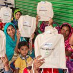 Educational kits distribution in Sundarbans