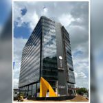 Microchip One Golden Mile building in Hyderabad clad with Aludecor ACP sheets