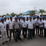 Aludecor channel partners gathered outside to witness the world-class manufacturing facility of Aludecor