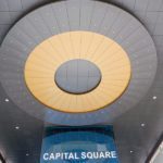 ACP False Ceiling Design using Aludecor ACP sheets in Capital Square,Surat