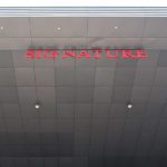 ACP false ceiling design done using Regular Series in Signature Galleria, Surat