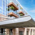 Eldeco Center highlighting the use of Aludecor Zinc panels in its canopy