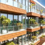 Eldeco-Center-in-Delhi also using Aludecor Wood-textured ACP sheets